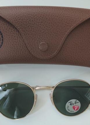 Редкая классика ray ban round rb3447 001/58 50mm1 фото