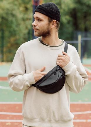Сумка на пояс бананка sambag urban чорна