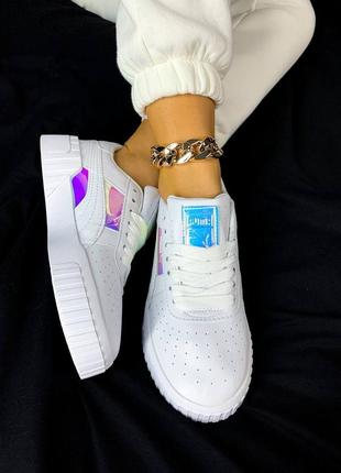 Puma cali  white🆕шикарные кроссовки пума🆕купить наложенный платёж10 фото