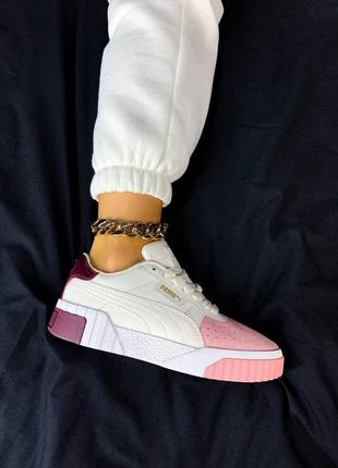 Puma cali white/pink/purple🆕шикарные кроссовки пума🆕купить наложенный платёж2 фото