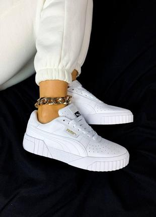 Puma cali white🆕шикарные кроссовки пума🆕купить наложенный платёж