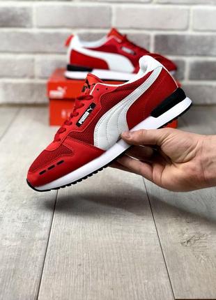 Puma r78 white/red🆕шикарные кроссовки пума🆕купить наложенный платёж1 фото