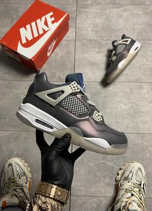 Nike air jordan 4🆕мужские кроссовки🆕 (лакированные )кожаные джорданы🆕чоловічі кросівки🆕