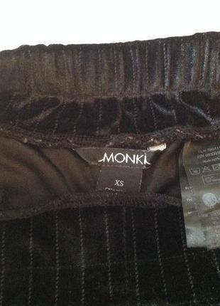 Велюровые брюки палаццо бренда monki, р. 446 фото