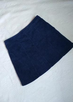 H&m/ divided вельветовая юбка, юбка-трапеция, джинсовая7 фото