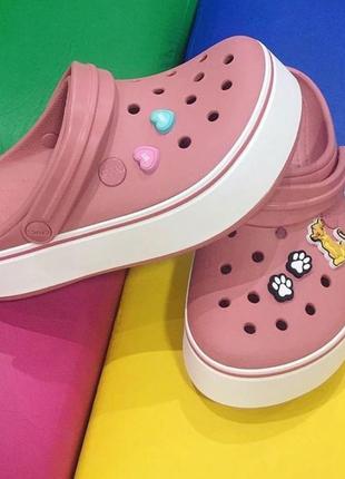 Скидка! crocs platform, кроксы сабо на платформе2 фото