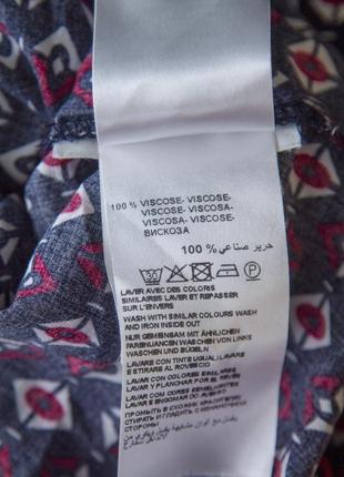 Стильна блуза з мереживами на перламутрових заклепках з віскози.8 фото