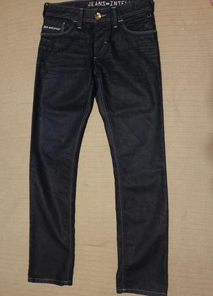 Плотные х/б джинсы темно-синего цвета jack and jones jeans intelligence 75 дания 28/32 р.