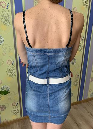Джинсовый сарафан, платье 3