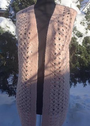 Жилет ажурный