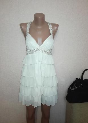 Шикарное платье на торжественное мероприятие lipsy, р.xs/s