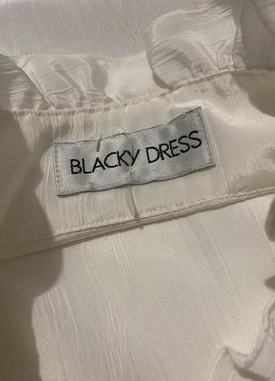 Blacky dress брендовая блузка с оборками винтаж.3 фото