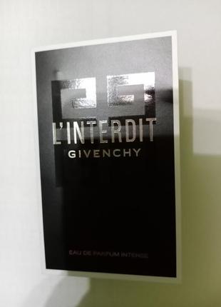 Givenchy l'interdit 1мл2 фото