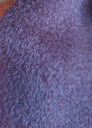 Пальто винтажное бархатное коричневое силует трапеция10 фото