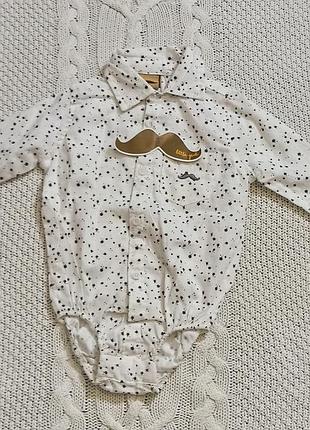 Боди 9-12 мес. от little gent