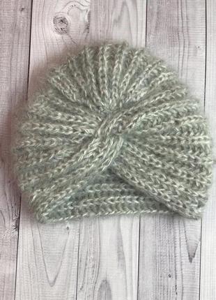 Шапочка чалма шапка узел шапка мохеровая тюрбан чалма