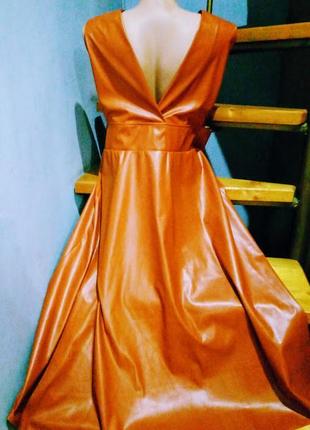 Платье, сарафан эко-кожа3 фото