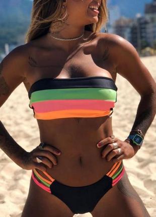 Женский купальник "bikini tricini rainbow"