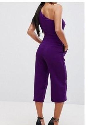 Фиолетовый комбинезон шортиками missguided uk-122 фото