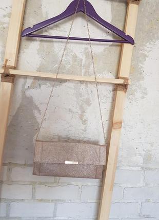 Клатч золотистый