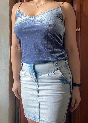Спідниця джинсова denim xs-s 2