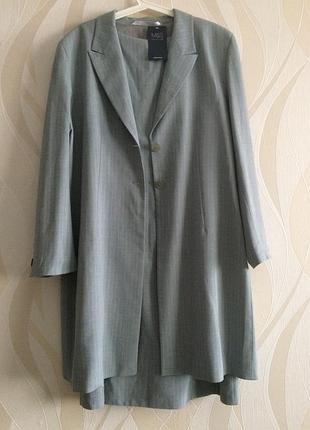 Костюм комплект с платьем и кардиганом marks&spencer на бюст 106 см с бирками