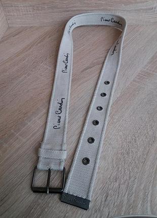 Ремінь тканинний канвас pierre cardin