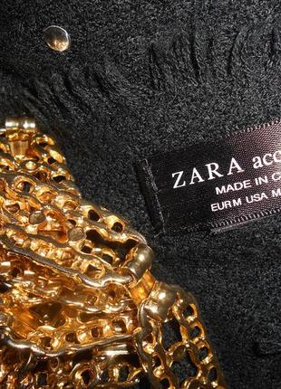 #zara#теплый большой платок 140х130см # шаль#палантин #2 фото