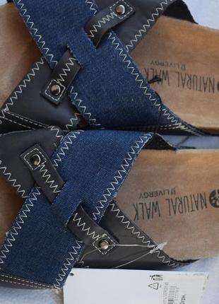 Ортопедичні сланці тапки шльопанці шльопанці natural walk р. 45 29 см6 фото