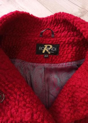Красное демисезонные пальто 42 размер3 фото