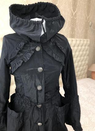 Плащ тренч черного цвета