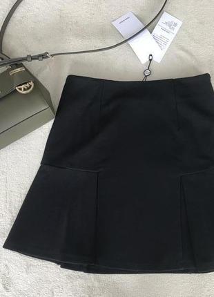Коротка чорна спідничка vero moda
