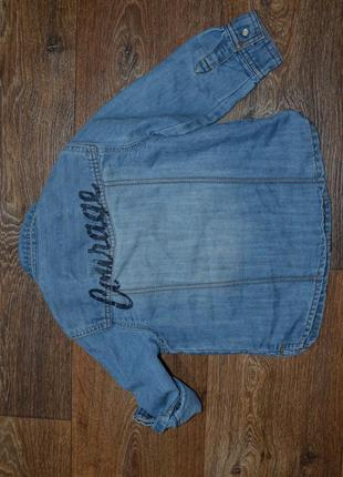 Джинсова сорочка next на 2-3 роки 2