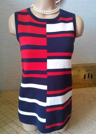 Кофта блузка футболка топ без рукавов tommy hilfiger .