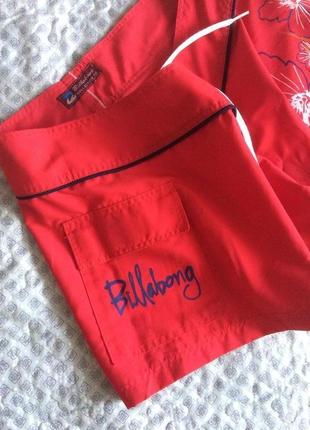 Красные спортивные шорты теннисные беговые billabong xl3 фото