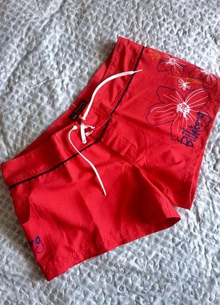 Красные спортивные шорты теннисные беговые billabong xl