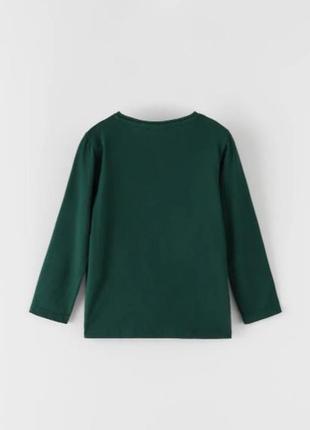 Брендовый трикотажный реглан кофта свитшот  для девочки zara (испания)3 фото