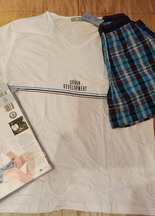 Комплект футболка и шорты royal class мужская пижама xl 562 фото