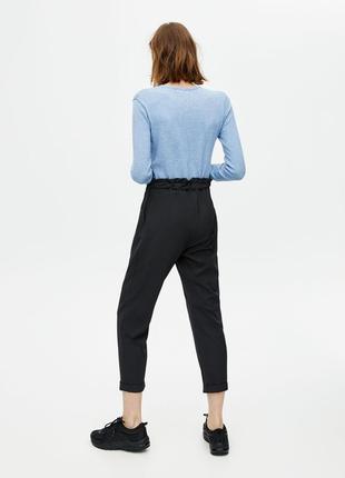 Жіночі штани штани paperbag від pull & bear з вилогами4 фото