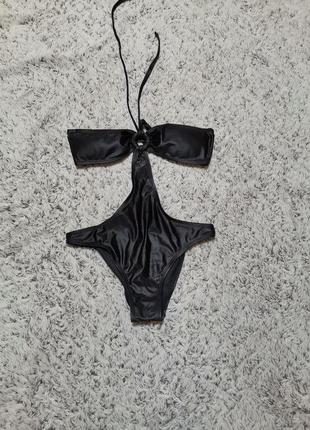 Черный сексуальный купальник1 фото