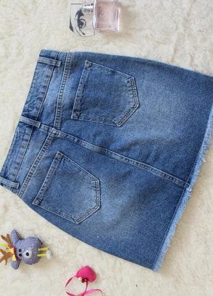 Стильна джинсова спідниця юбка5 фото