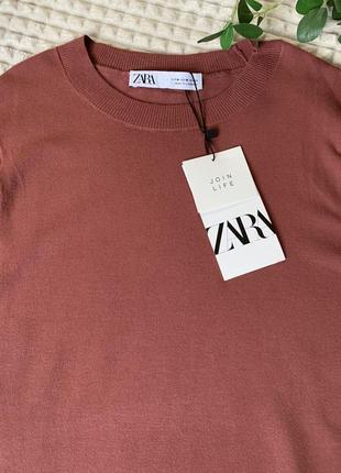 Красива кофточка/футболка з віскози zara3 фото