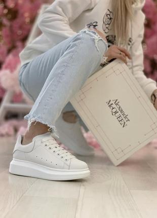 Alexander mcqueen white🆕шикарные кроссовки🆕купить наложенный