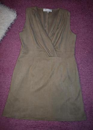 Сукня під замш