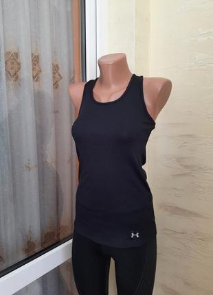 Майка футболка under armour nike в рубчик для залу