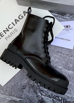 Ботинки в стиле balenciaga strike черевики жіночі баленсиага