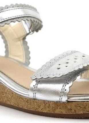 Р.37.5 clarks шкіряні босоніжки оригінал