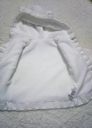 Кофта вязана з ушками