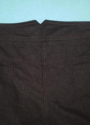 Новые шорты e-vie uk18 xl-xxl р.52 лен с вискозой, капри бриджи женские, нюанс7 фото