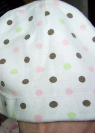 В подарок шапочки велюровые пинетки царапки для новорожденной девочки2 фото
